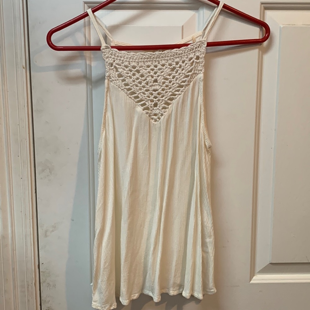 Cream tank top